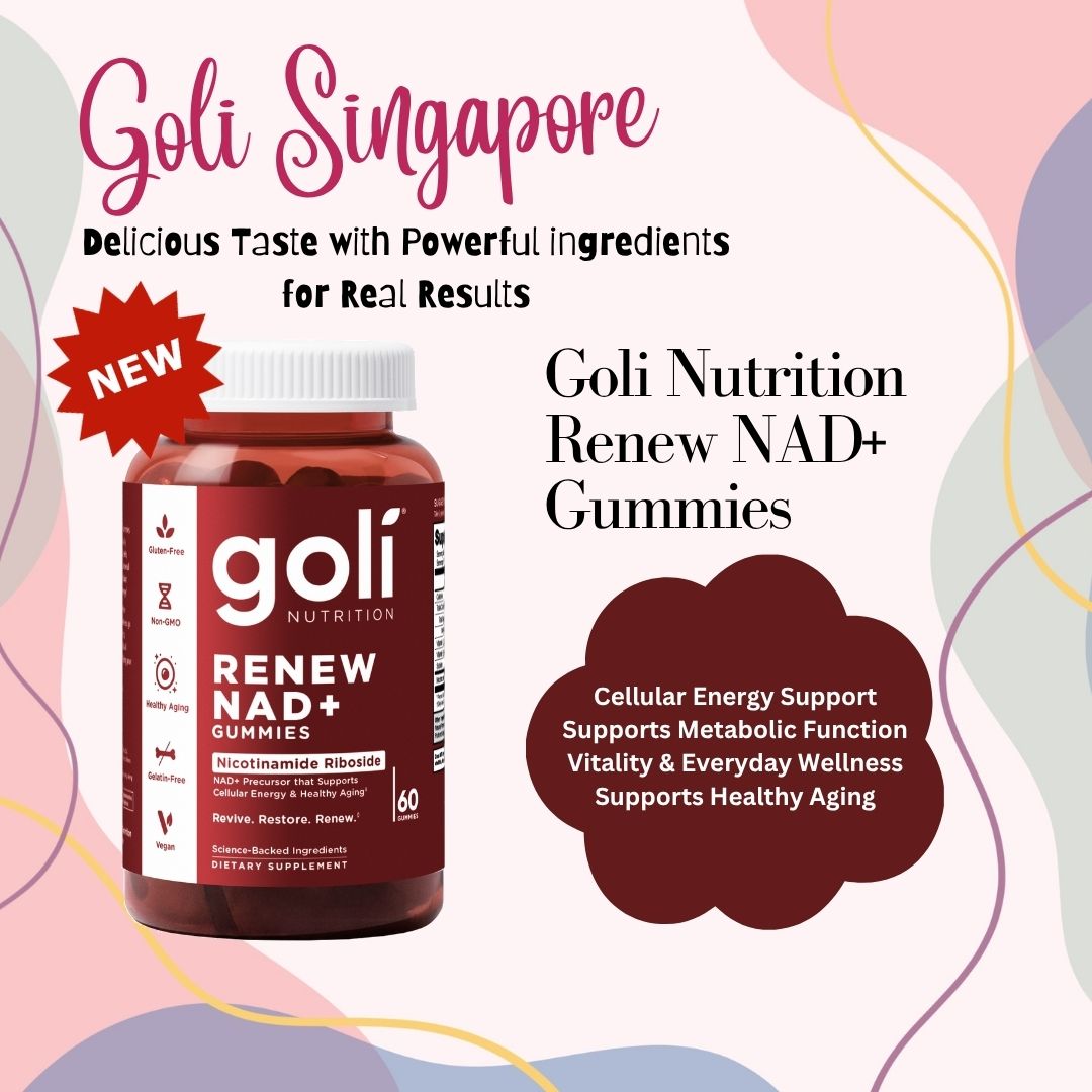 NEW Goli Renew NAD+ Gummies NR 60s | Support Cellular Energy ...