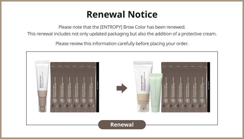 [ENTROPY MAKEUP] Brow Bleach Box Set / One Use/ One-Use Brow Color ...