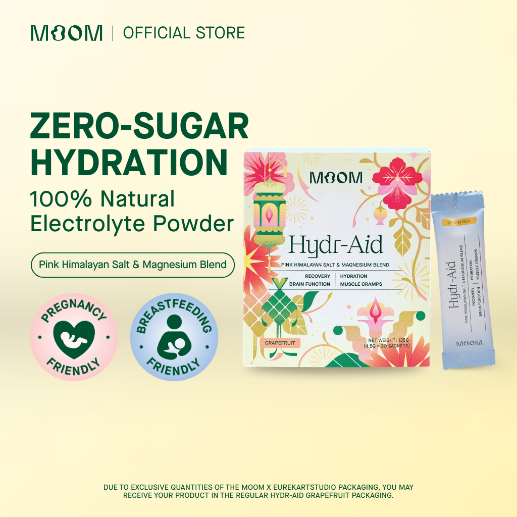 Moom Health™ Hydr-Aid Supplement | Zero-Sugar Electrolyte Hydration ...