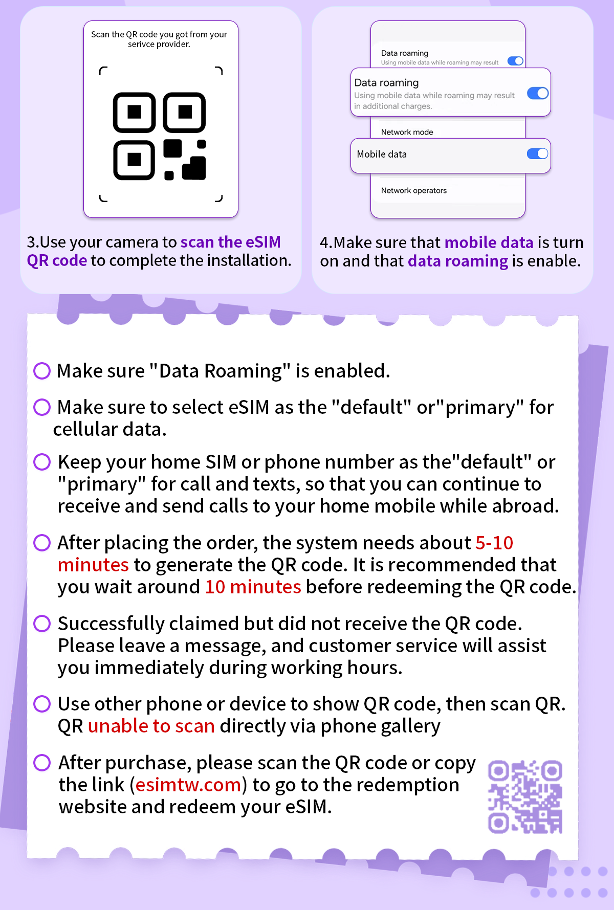CSL China eSIM 5G 1-30Days Unlimited Data Instant Email Delivery High ...