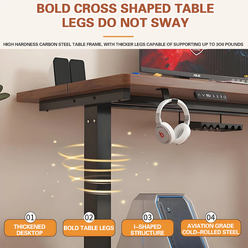 【SG Delivery】Smart Desk Electric Standing Desk Table Adjustable Height ...