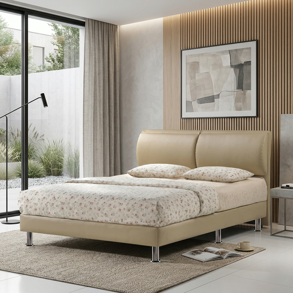 PU Leather Divan Bed Frame U192 - Color Choice - Single - Super Single ...
