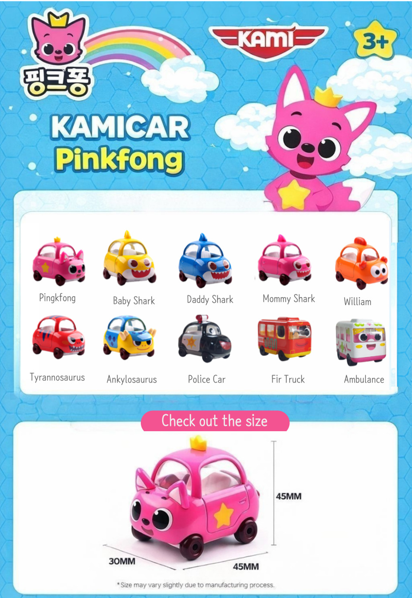 Pinkfong Baby Shark Kamicar | Choose from 10 Character Designs ...