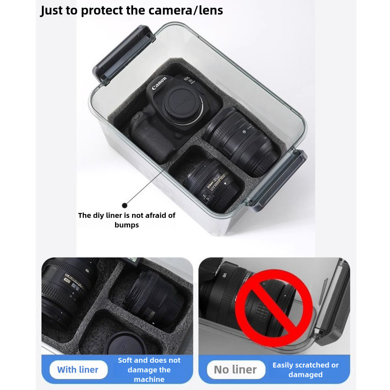 【SG STOCK】HOUSIQUE Camera Moisture-proof Box Single-lens Reflex Lens ...