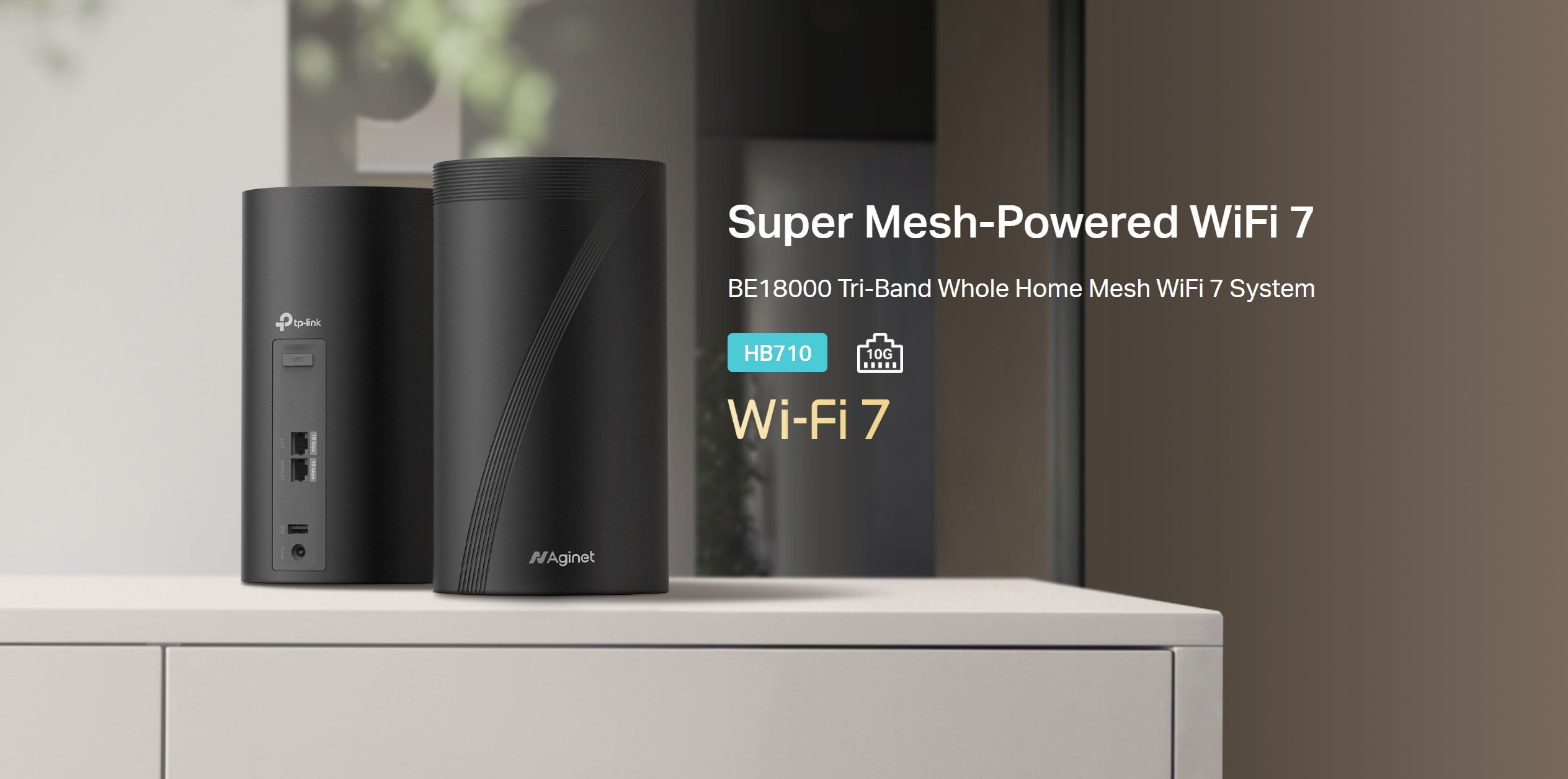【SG SELLER】TP-Link HB710 BE18000 Tri-Band Whole Home Mesh WiFi 7 System ...