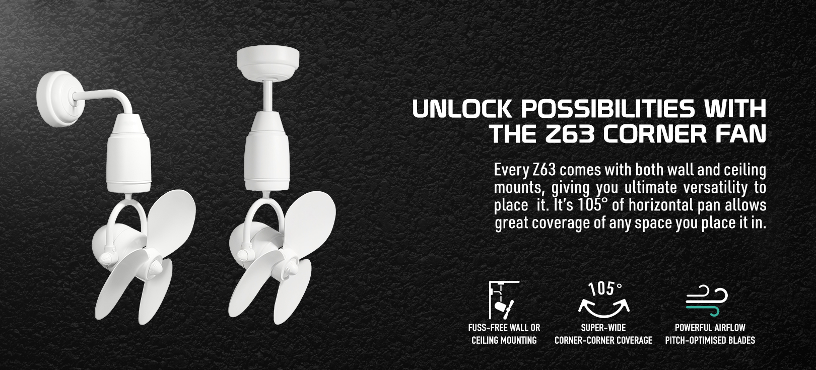 [NEW ANGULAR DESIGN] Z63 Wall/Ceiling Mount 16