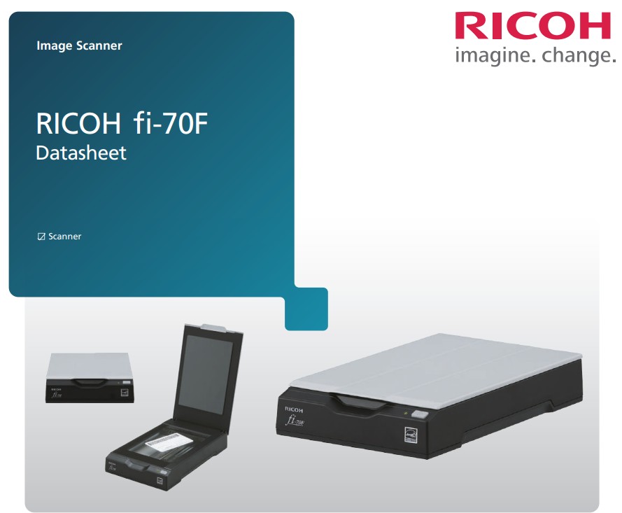 FUJITSU RICOH fi-70F for IDs, Passports, Small Cards Small Footprint ...