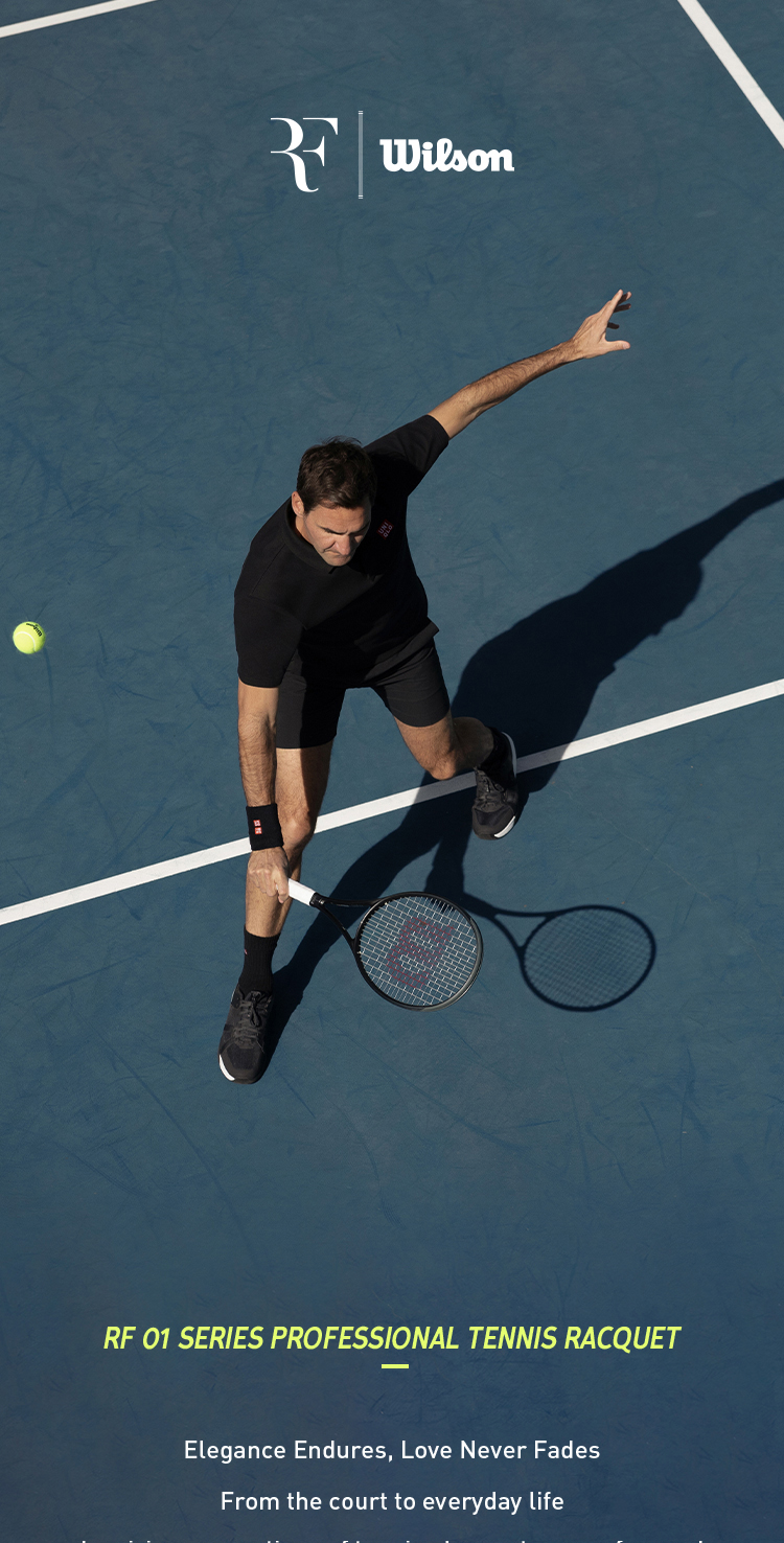 RF 01 Series | Wilson Roger Federer PRO Tennis Racket (Unstrung) All ...