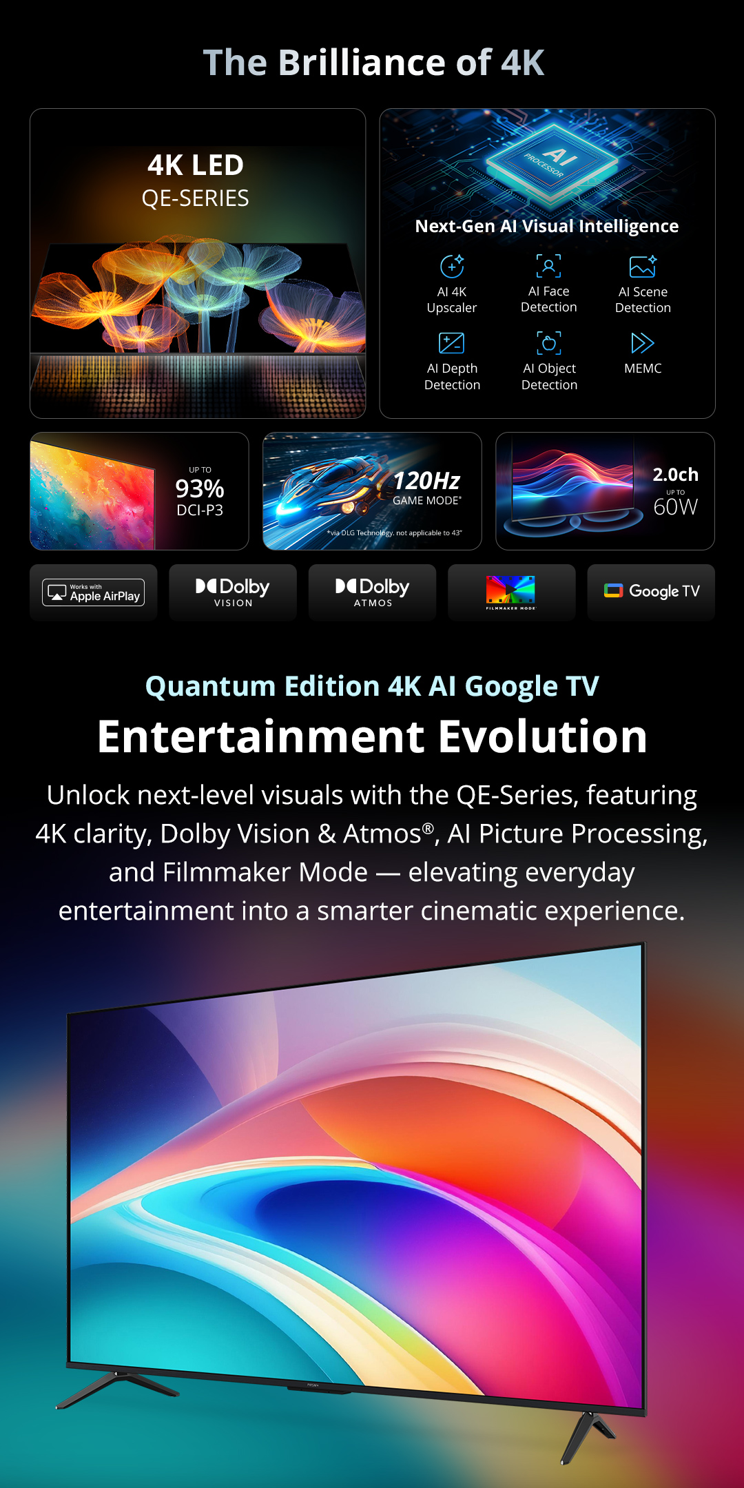 [TOP SELLING] PRISM+ Q-Series 2026 43 / 55 / 65 / 75 inch | 4K AI ...