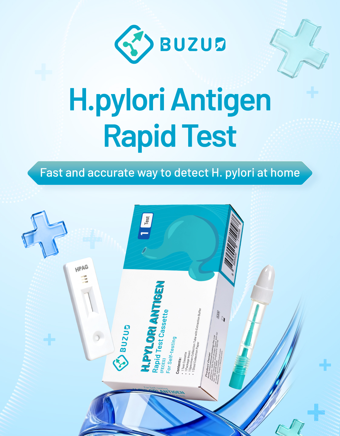 BUZUD H. Pylori Antigen Rapid Test Kit | Shopee Singapore