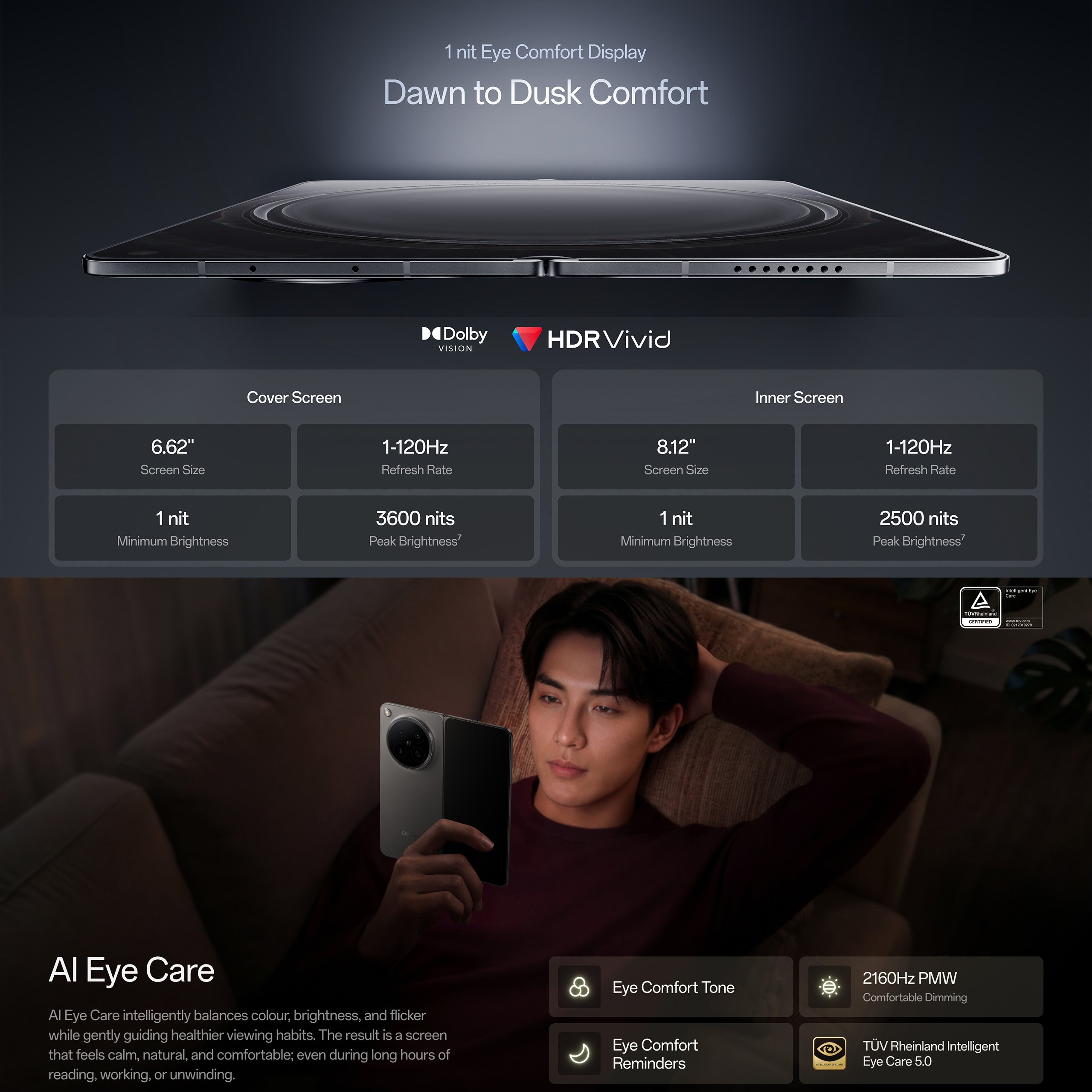 OPPO Find N6 28GB (16+12GB) + 512GB / 200MP Hasselblad / 6000mAh 80W ...