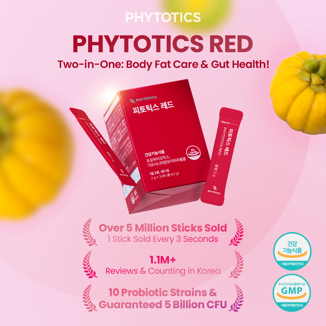 [PHYTOTICS] Red Diet Probiotics 30 Sticks (Fat Metabolism & Digestive ...