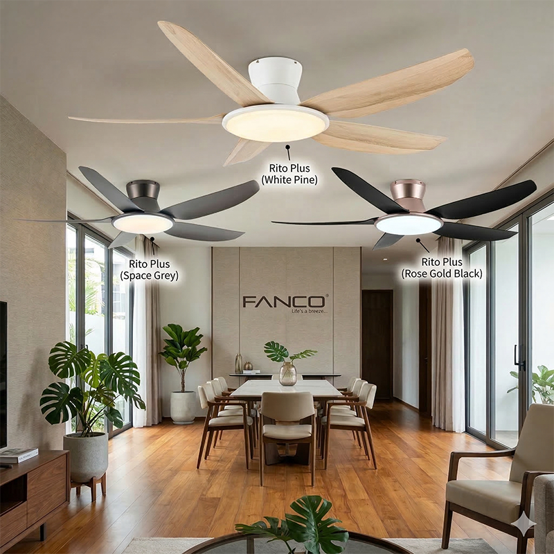 [NEW] FANCO Rito Plus 46/56'' Ceiling Fan with Remote Control ...