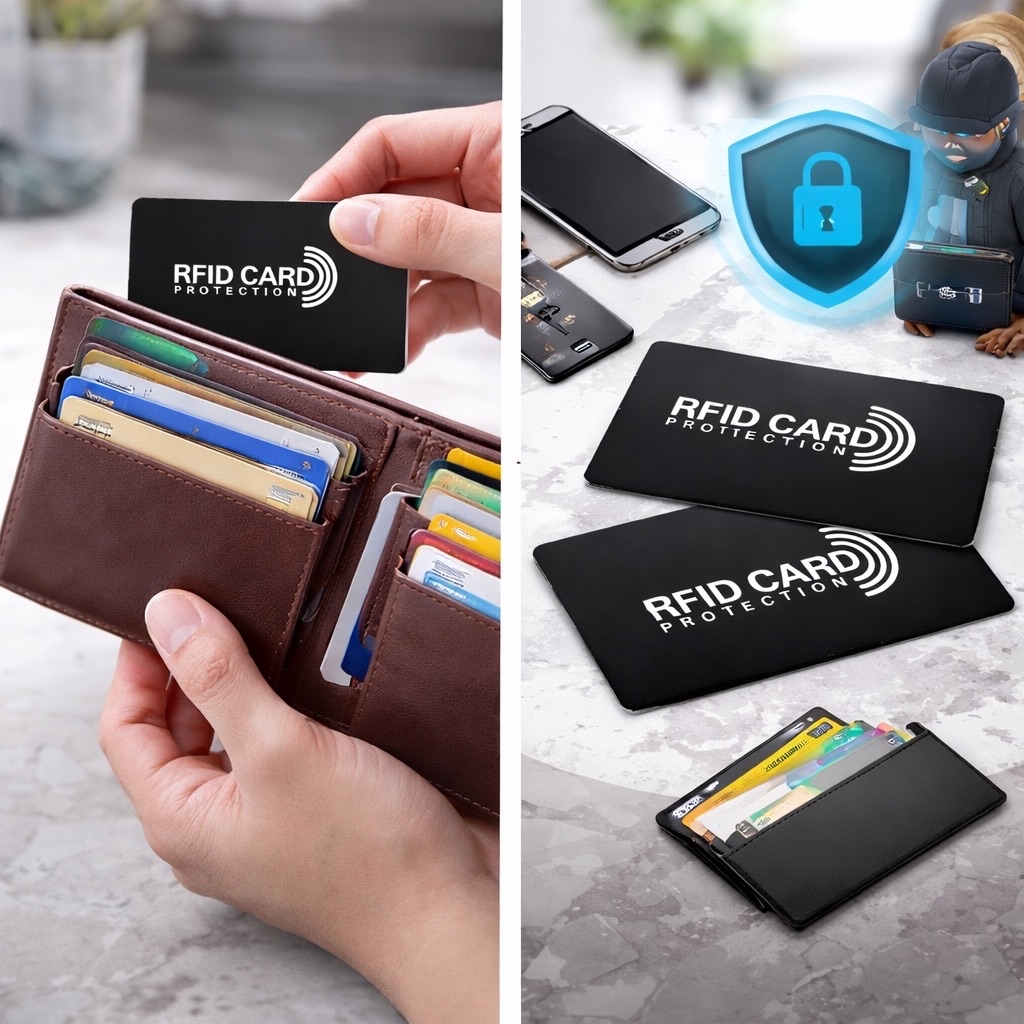 (Next Day Delivery) RFID Card Blocker Credit Debit Card Protector NFC ...