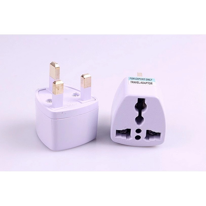 [SG SELLER] 2-3 PIN ADAPTER TRAVEL UNIVERSAL POWER PIN CONVERTER ...