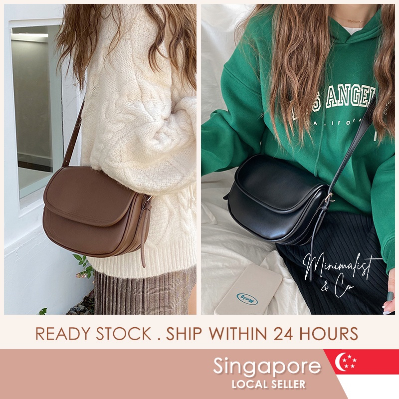 Leather crossbody bag singapore on sale