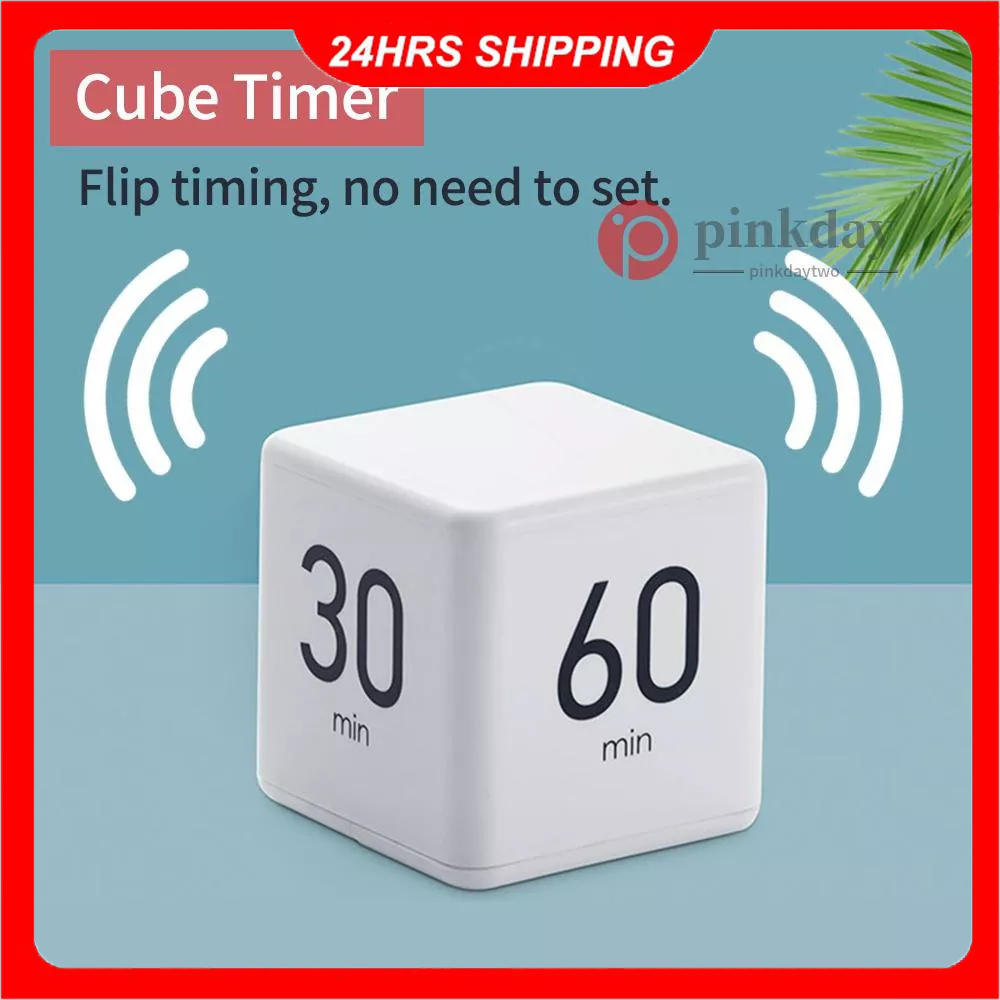 Ready stock Portable Cube Timer Digital Kitchen Timer Countdown Alarm ...