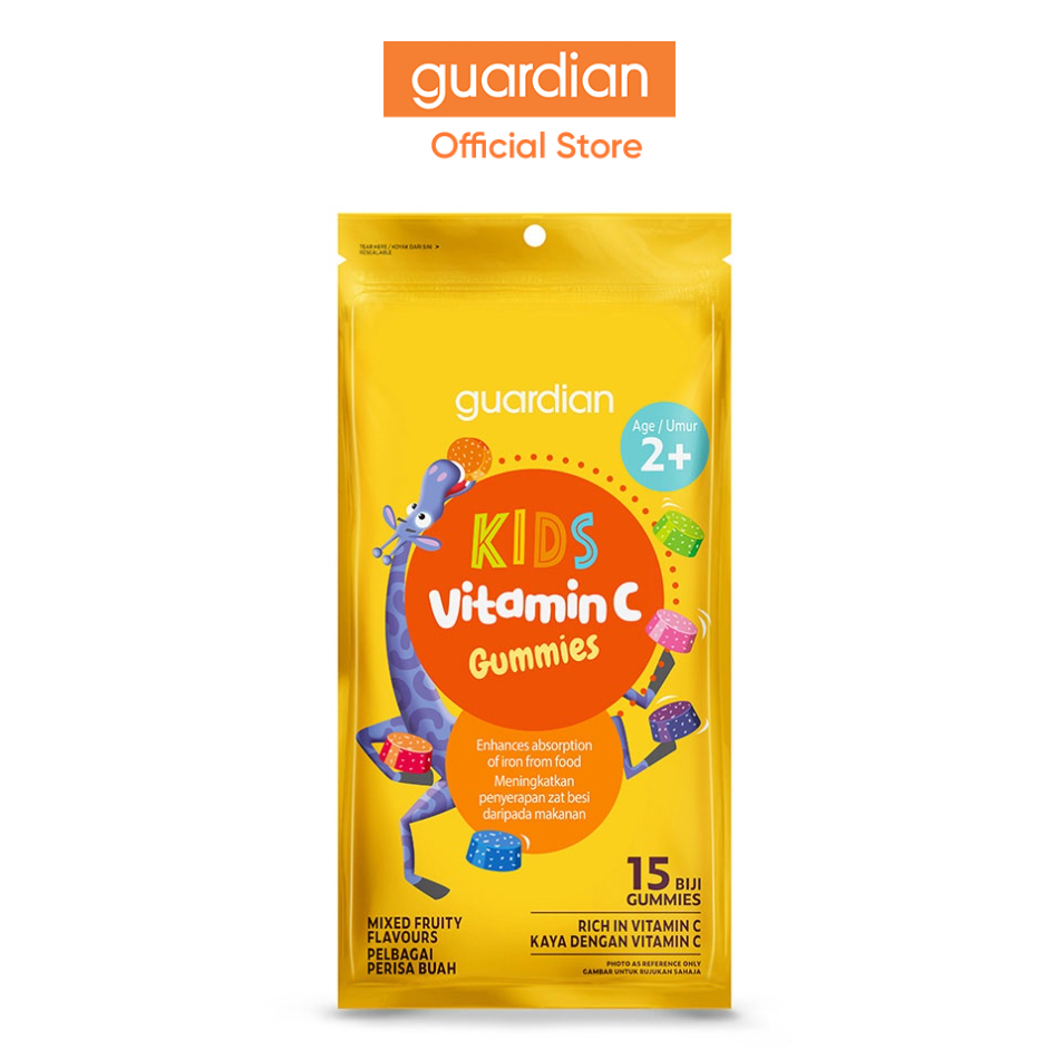Guardian Kids Vitamin C Gummies Pouch, 15 Gummies Shopee Singapore