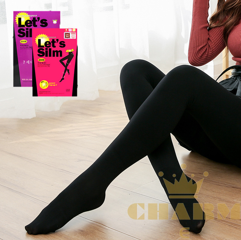 Skinny stockings for women with bare legs in autumn and winter