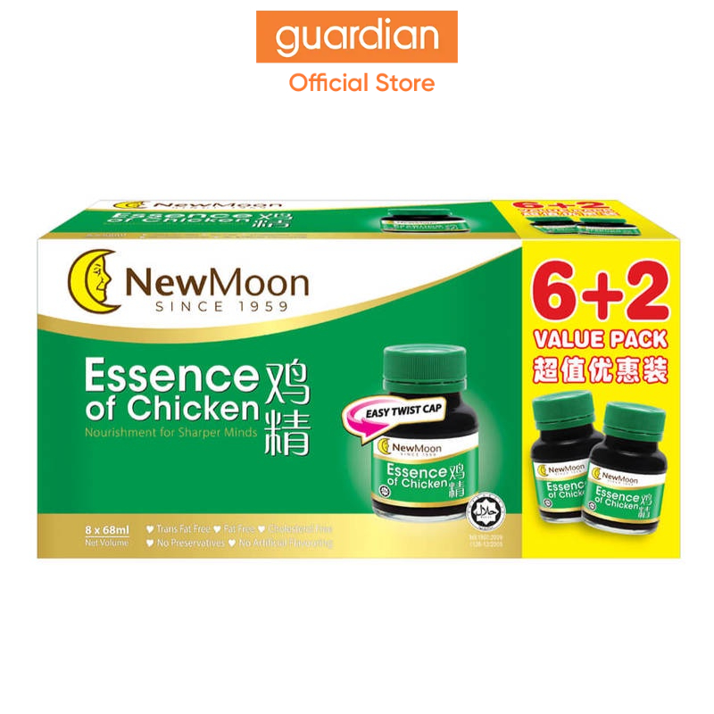 New Moon Essence Of Chicken Value Pack, 8Pcs X 68Ml