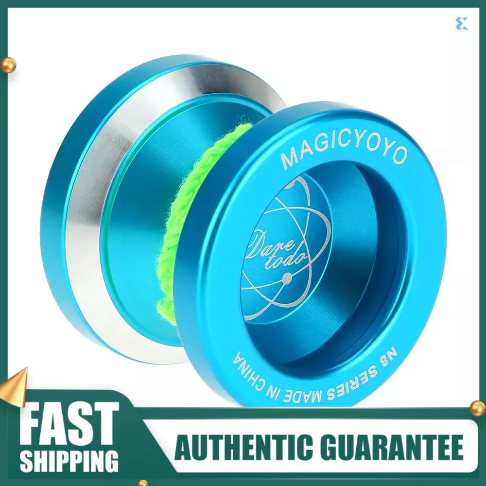 sprcsg Professional Magic Yoyo N8 Aluminum Alloy Metal Yoyo 8 Ball KK Bearing with Spinning String for Kids Blue Shopee Singapore