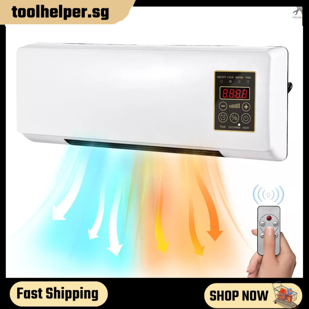 [NEW] Portable Heater and Fan Combo Wall Mounted Desktop 2in1 Heater
