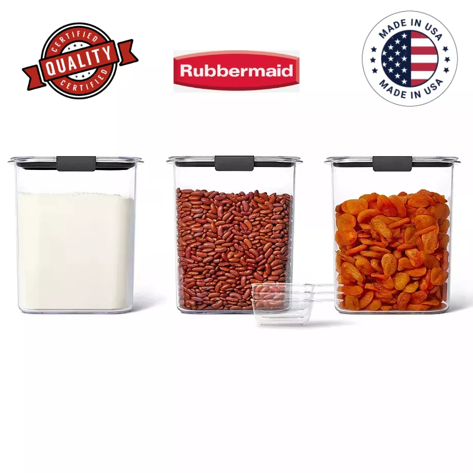 Rubbermaid 9Piece Brilliance Food Storage Containers for Pantry with