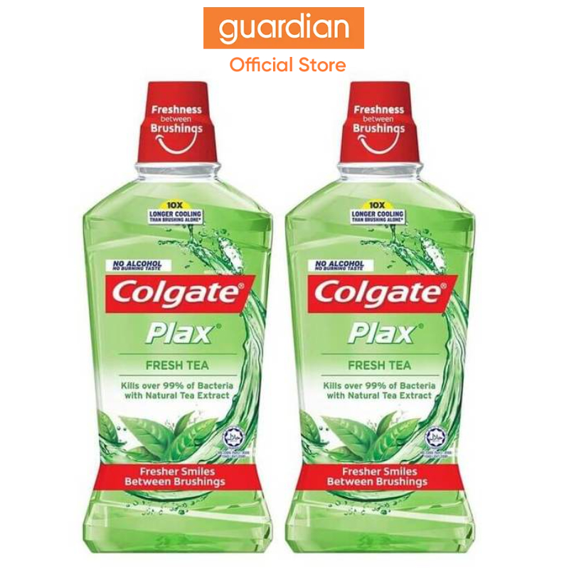 Colgate Plax Fresh Tea Mouthwash Value Pack, 2X750Ml | Shopee Singapore