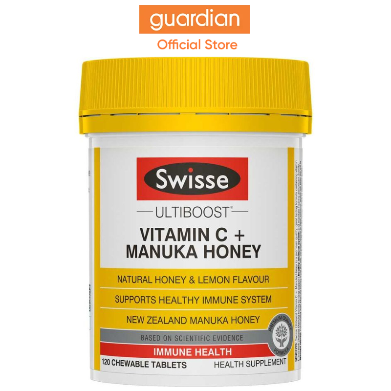 Swisse Vitamin C + Manuka Honey 120 Tablets