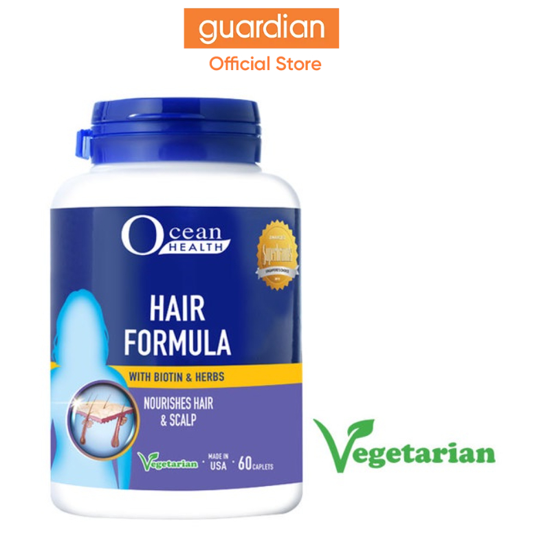 Ocean Health Hair Formula, 60 Caplets