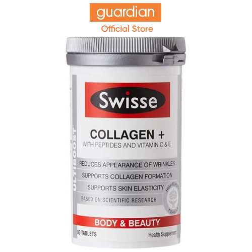 Swisse Ultiboost Collagen + Ha 90 Tabs