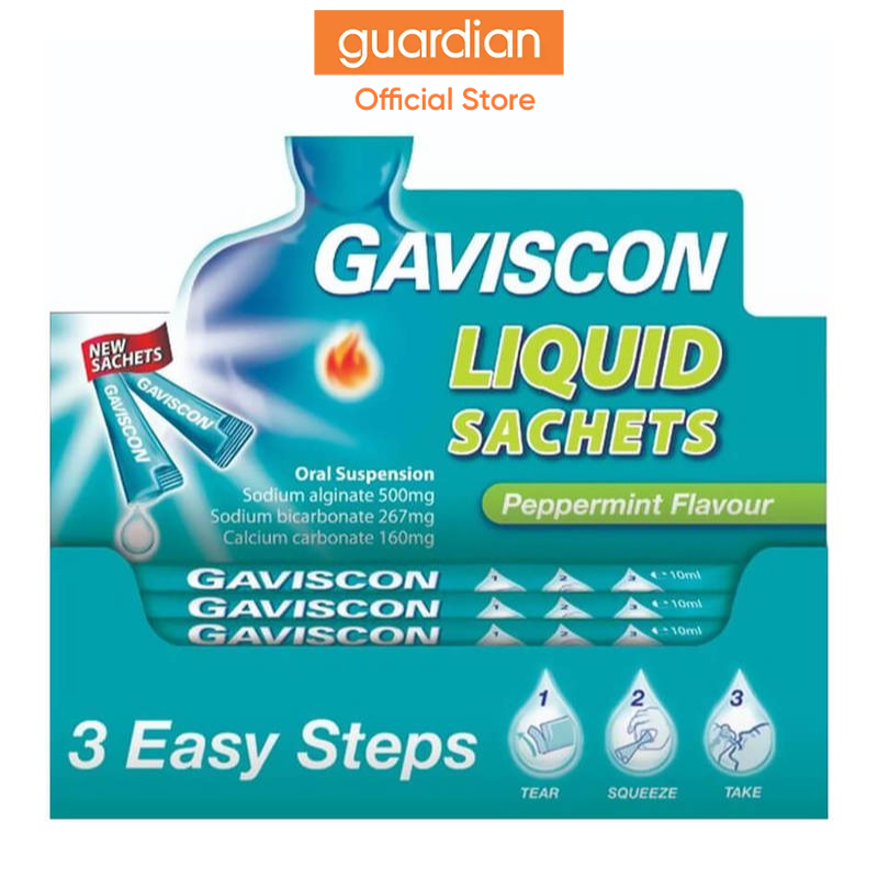 Gaviscon Liquid Sachets, 24X10Ml Shopee Singapore