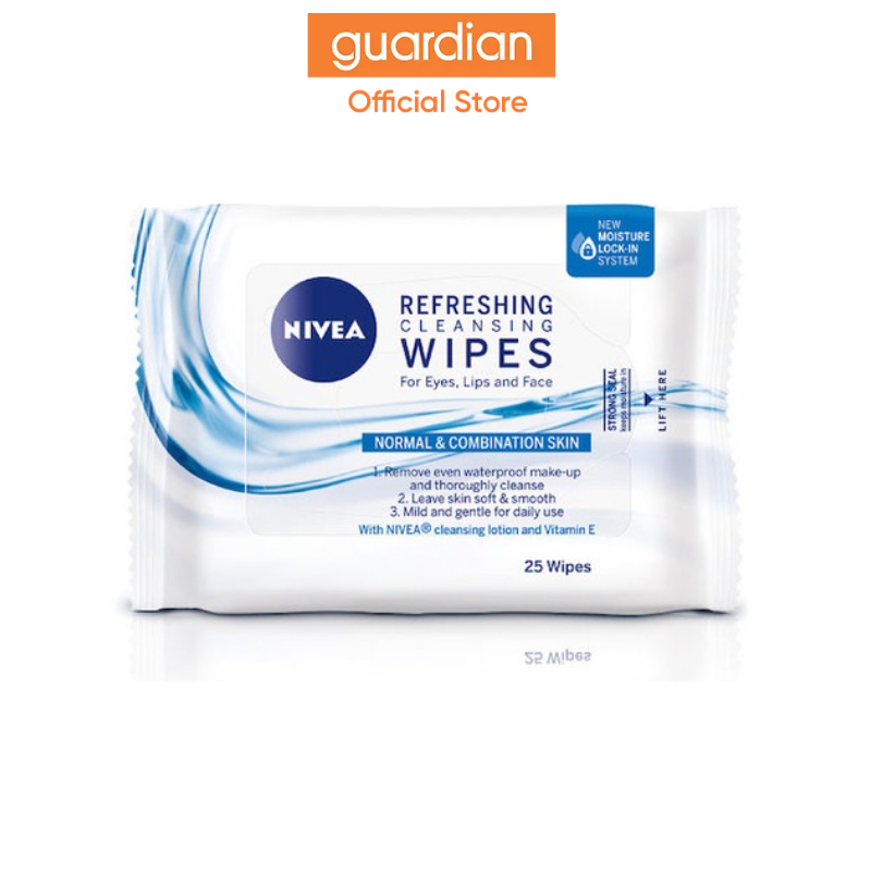 Nivea Refreshing Facial Cleansing Wipes, 25Pcs Shopee Singapore