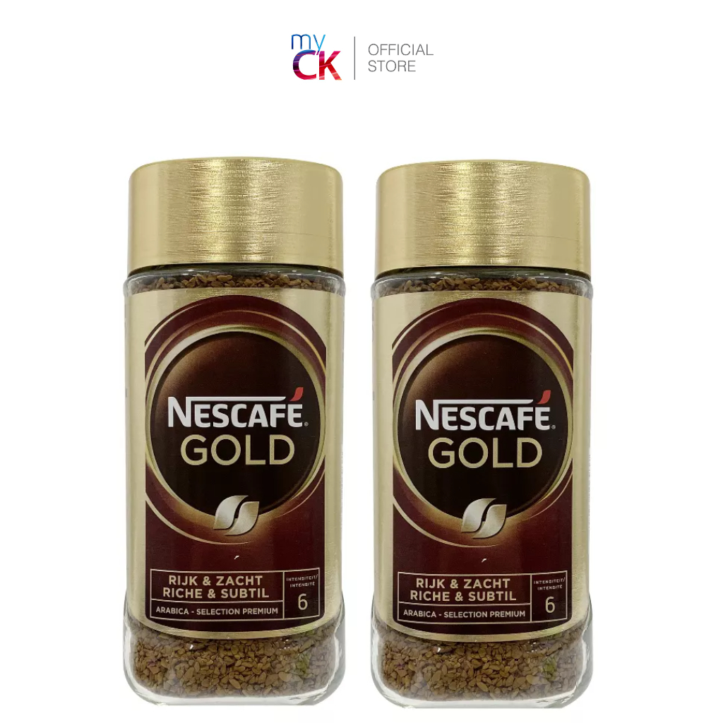 (Bundle of 2) Nescafe Gold Instant Coffee 190g Shopee Singapore