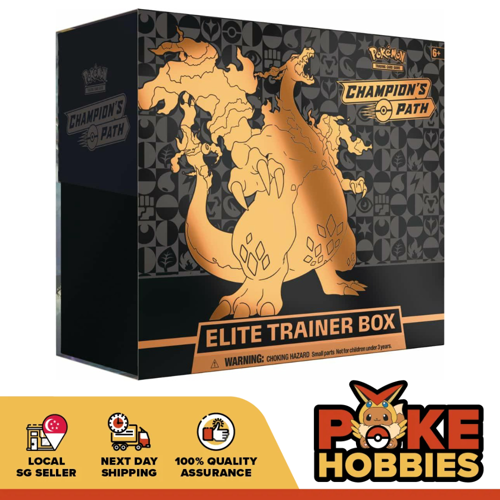 Champion's Path Elite Trainer Box ETB Pokemon Cards Sealed w/ 10 Booster  Packs++