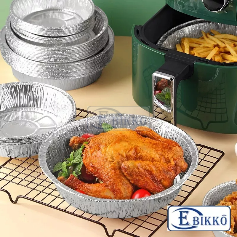 disposable aluminum tray foil tray round