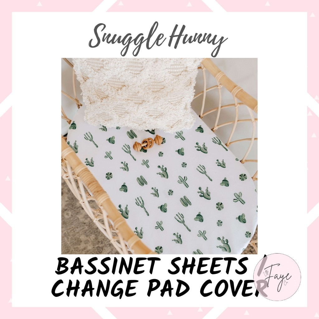 NEW DESIGN Authentic Snuggle Hunny Kids Bassinet Sheet Change Pad Cover Shopee Singapore