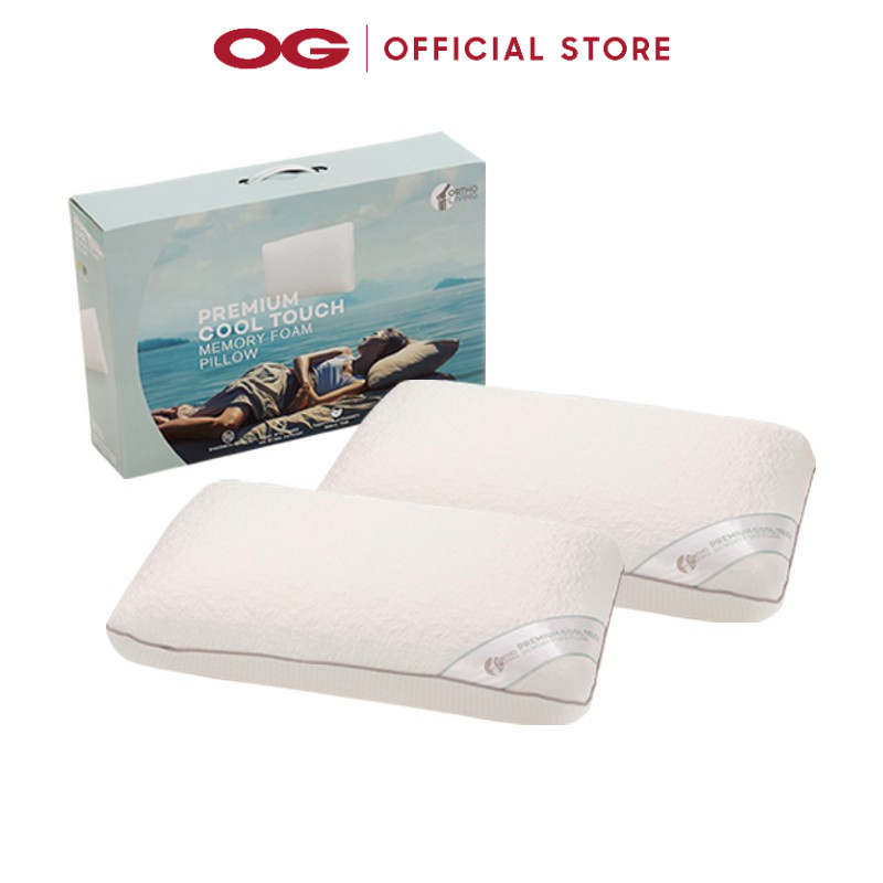 Ortho Living Premium Cool Touch Memory Foam Pillow Shopee Singapore