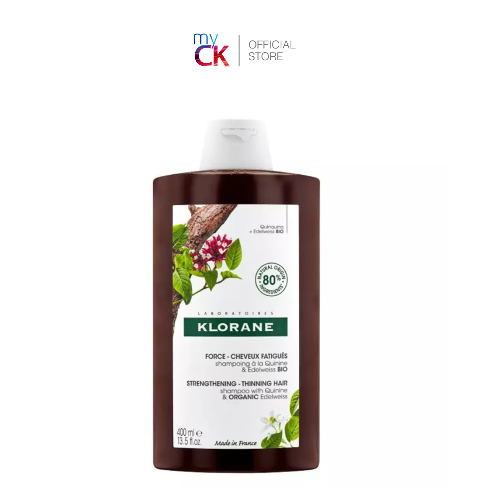 KLORANE Quinine Shampoo 400ml (For Hair Loss & Thinning) Shopee Singapore