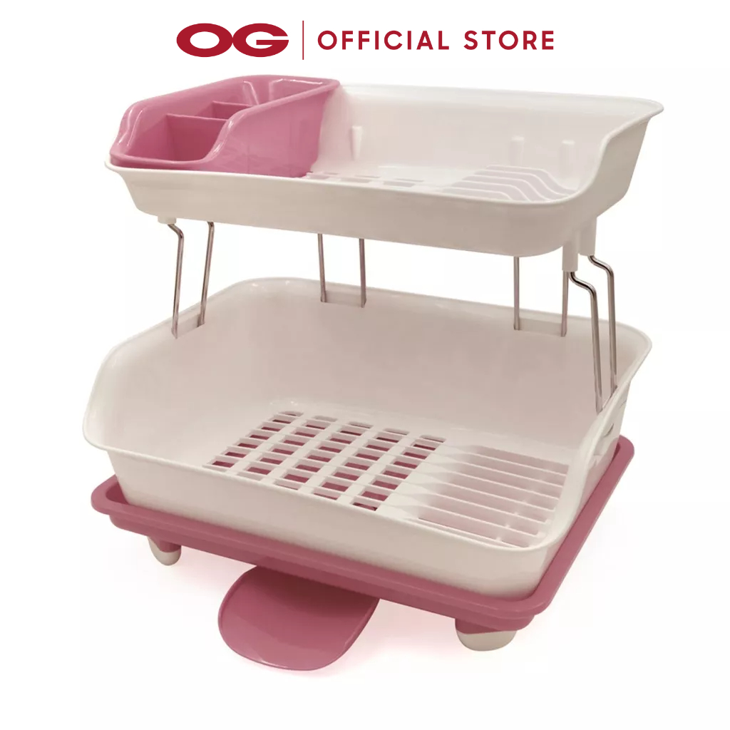 Smart Living Dish Drainer Rack - Light Pink (2358-6480B-2480-L-PINK ...