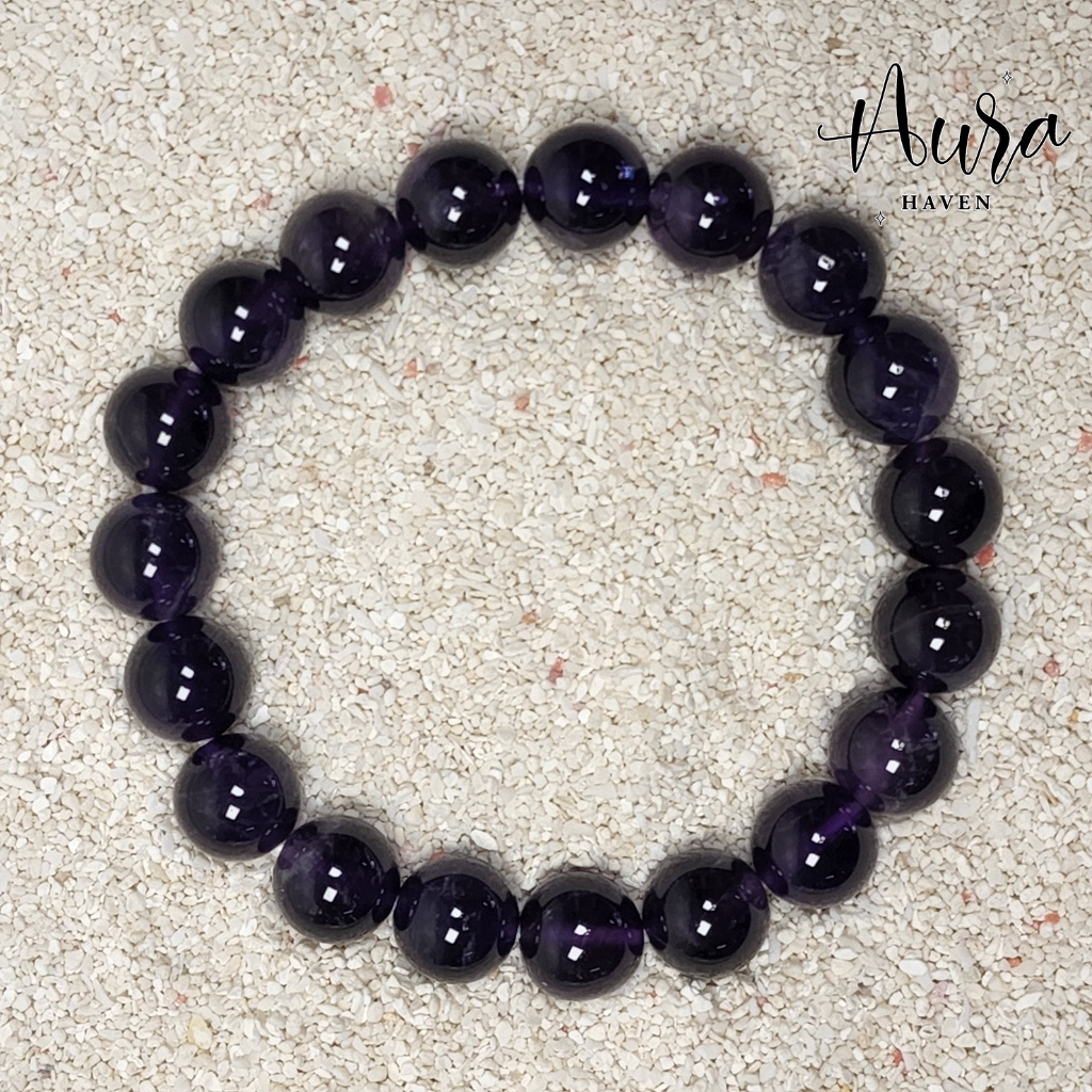 Black 2024 amethyst bracelet