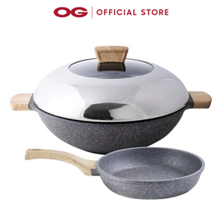 La Gourmet 32cm Nitriding Cast Iron Wok (LGMCWCI347688) – OG Singapore