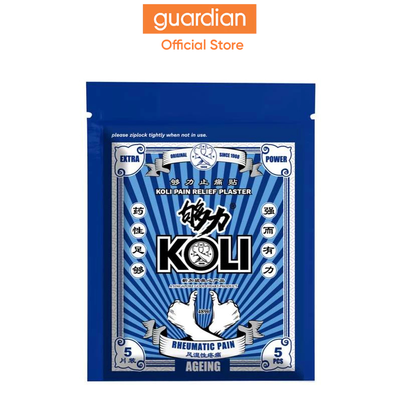 Koli Medicated Herbs Pain Relief Plaster for Rheumatic Pain 5s Shopee