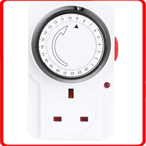 24 Hour Mechanical Socket Outlet Timer Electric Outlet Timers Switch ...