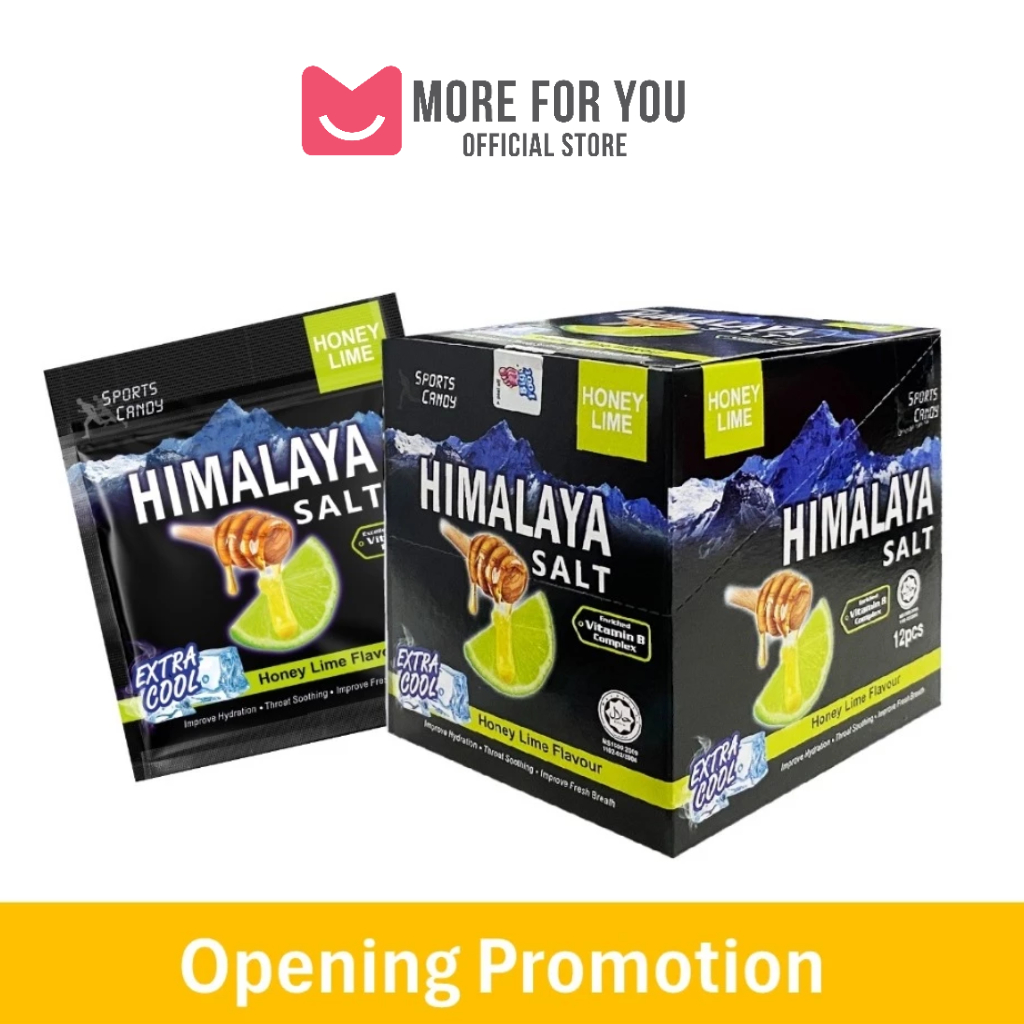 💕MORE FOR YOU💕 Himalaya Salt Honey Lime Candy (12 packs x 15g) | Shopee ...