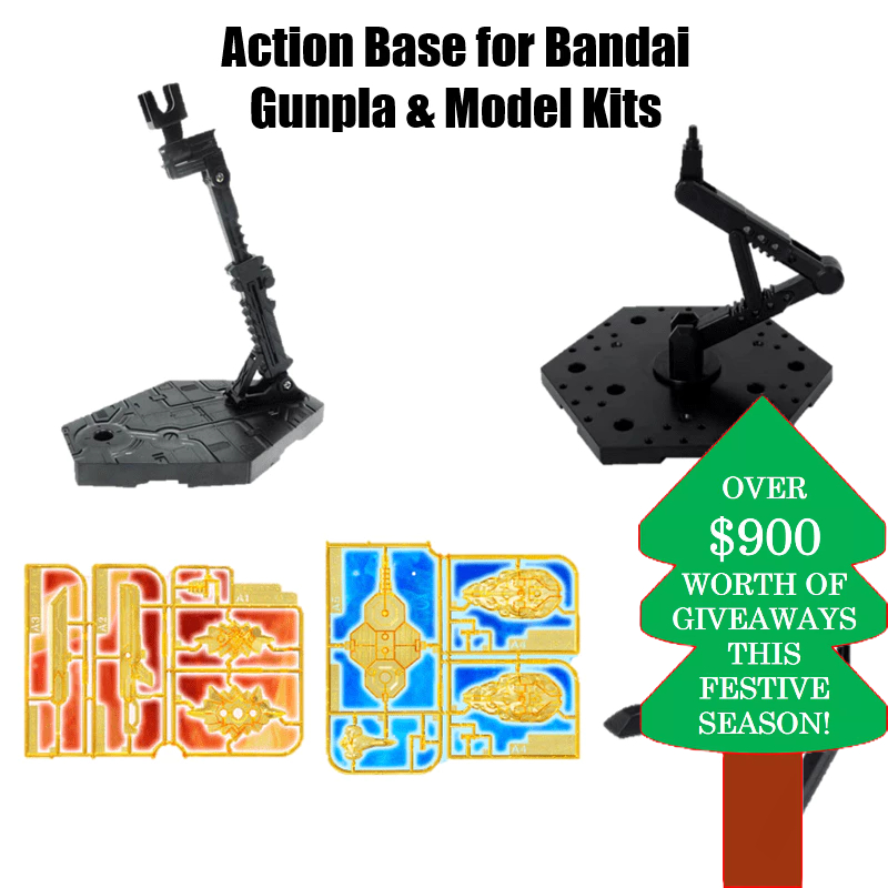 Set of 3 3rd Party Gundam Gunpla Action Base 5 2 Stand For 1/144 1/100 ...