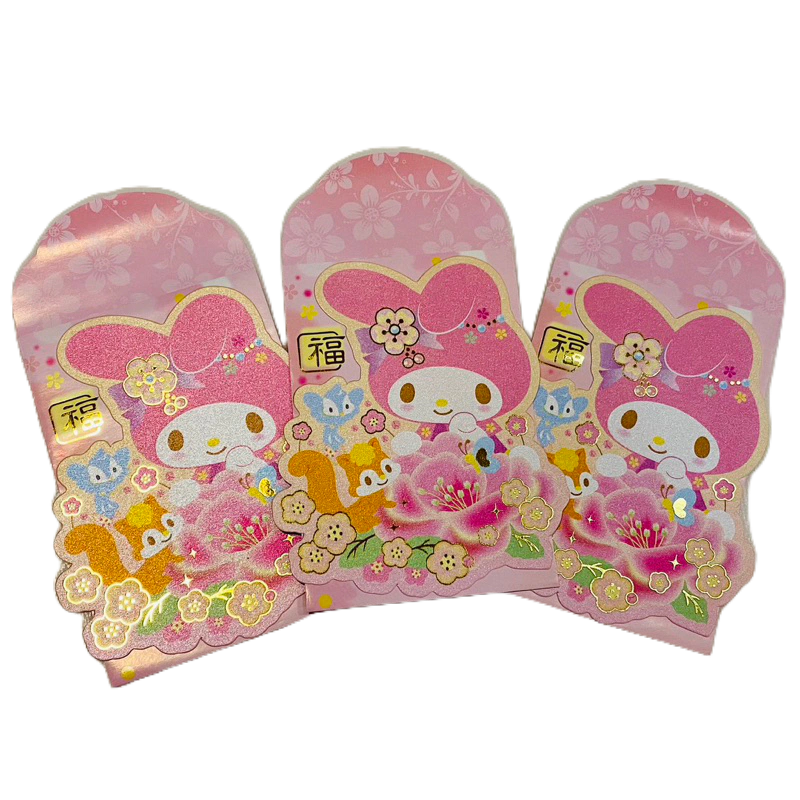 [Authentic] Cute Sanrio CNY Ang Bao Red Packet 💕Hello Kitty 💕Melody 3D ...