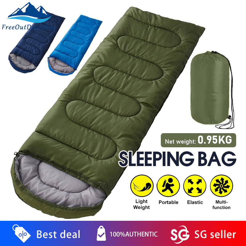 【SG Stock】Sleeping Bag/Portable Camping Bed/Outdoor Camping/Envelope