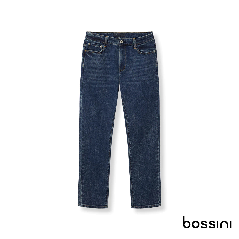 bossini Men s REPREVE Denim Carrot Jeans Dark Indigo Shopee Singapore