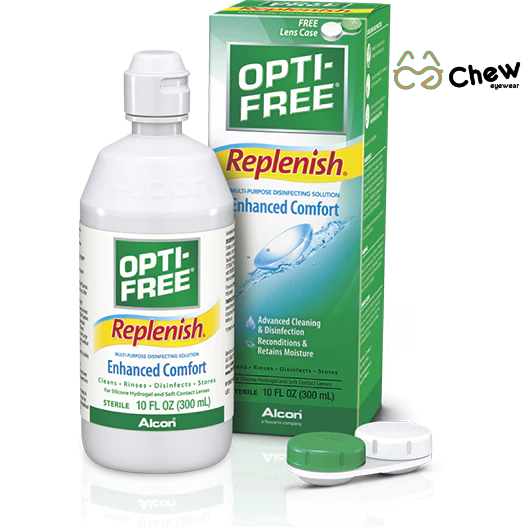 (SG Ready Stock) OPTI-FREE® Replenish® Multi-Purpose Contact Lens ...